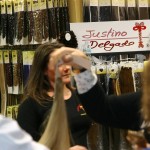 Extensiones de pelo natural de Justino Delgado en el Salón Look 2014